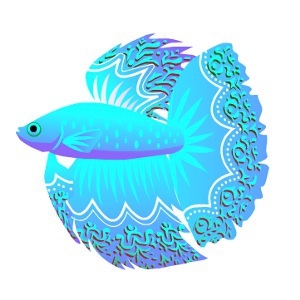 Blue Wave Betta